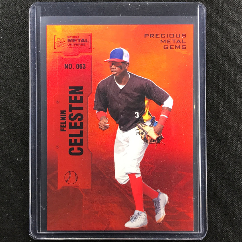 2022 Metal Universe Champions Felnin Celesten Precious Gems Pmg Orange 6/25