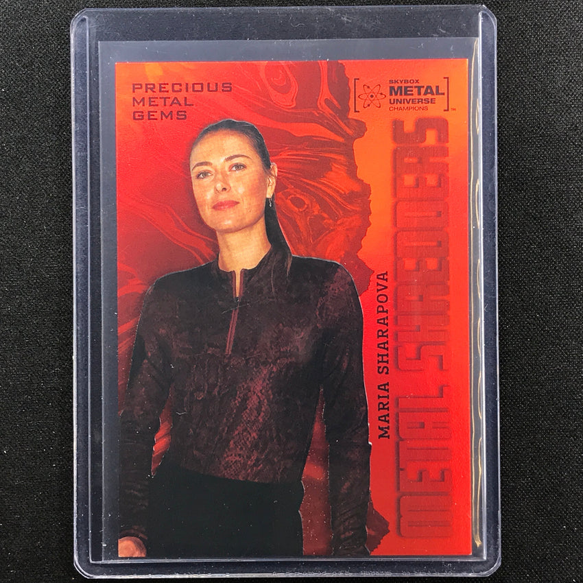 2022 Metal Universe Champions Maria Sharapova Precious Gems Pmg Orange 9/25