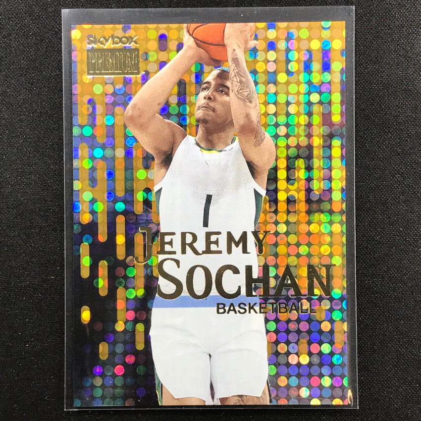 2022 Metal Universe Champions Jeremy Sochan Skybox Premium Star Topaz 132/150