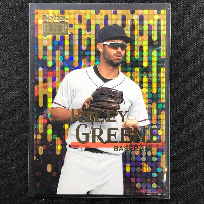 2022 Metal Universe Champions Riley Greene Skybox Premium Star Topaz 148/150