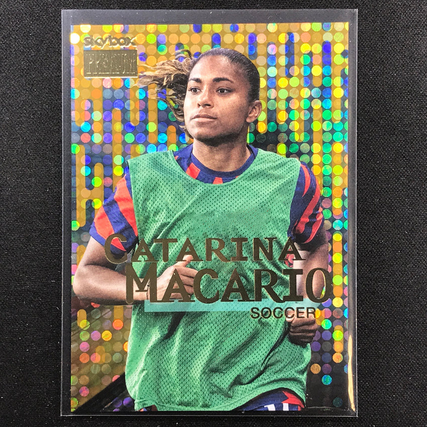 2022 Metal Universe Champions Catarina Macario Skybox Premium Star Topaz 107/150