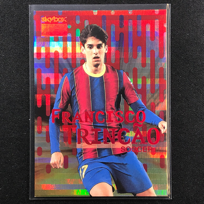 2022 Metal Universe Champions Francisco Trincao Skybox Premium Rubies 94/100