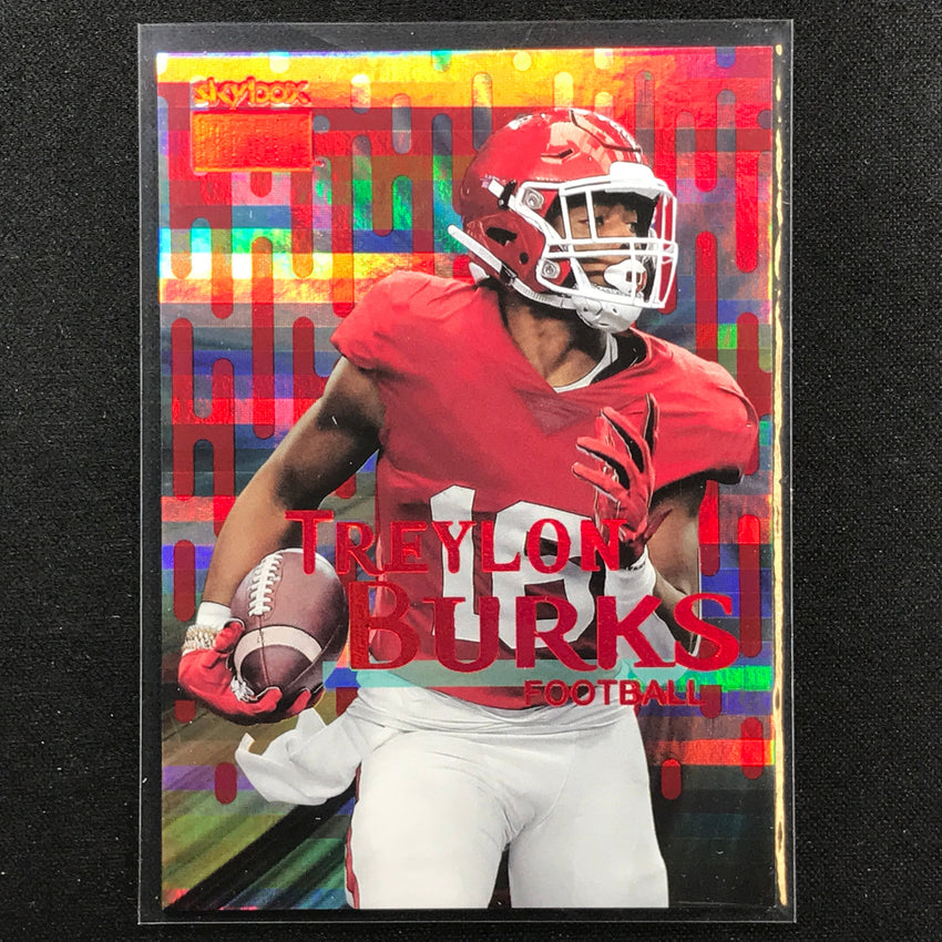2022 Metal Universe Champions Treylon Burks Skybox Premium Star Rubies 81/100