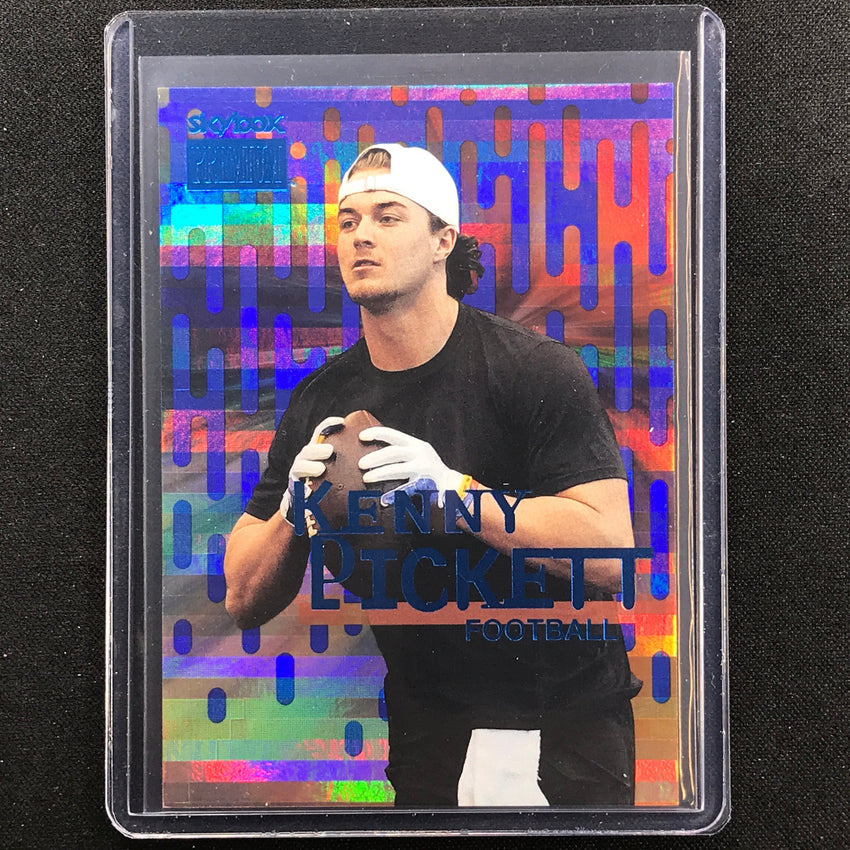 2022 Metal Universe Champions Kenny Pickett Skybox Premium Star Sapphire 55/75