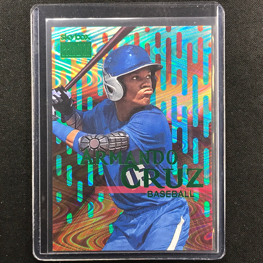 2022 Metal Universe Champions Armando Cruz Skybox Premium Star Emerald 5/25