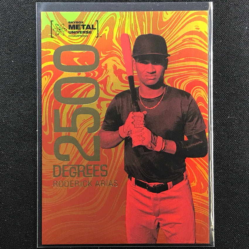 2022 Metal Universe Champions RODERICK ARIAS 2500 Degrees Base #19