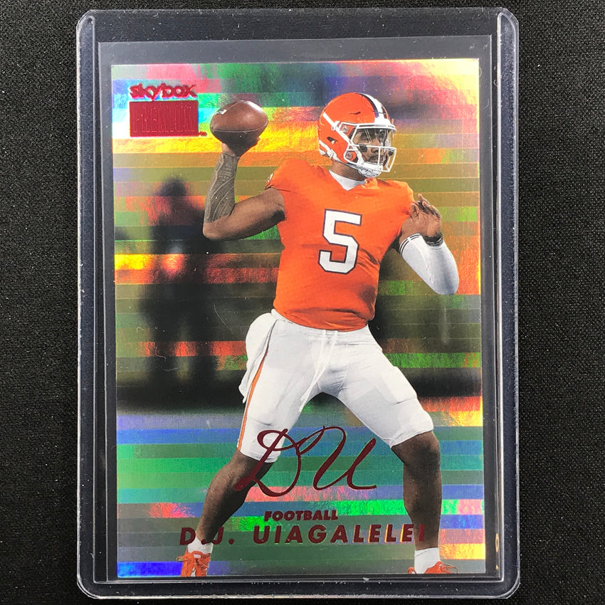2022 Metal Universe Champions D.j Uiagalelei Skybox Premium 1998-99 Rubies 19/50