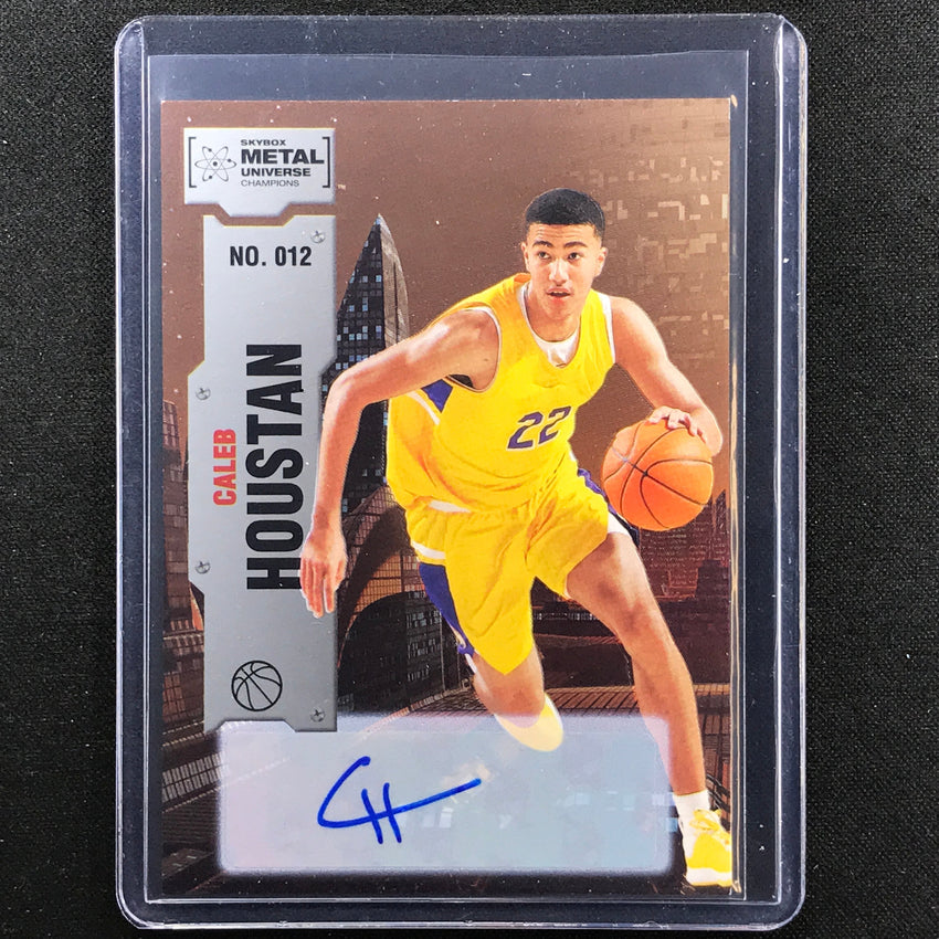 2022 Metal Universe Champions CALEB HOUSTAN Base Auto Silver #12