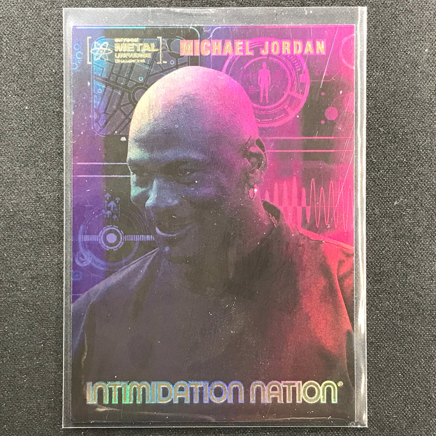 2022 Metal Universe Champions Michael Jordan Initimidation Nation Base No 1