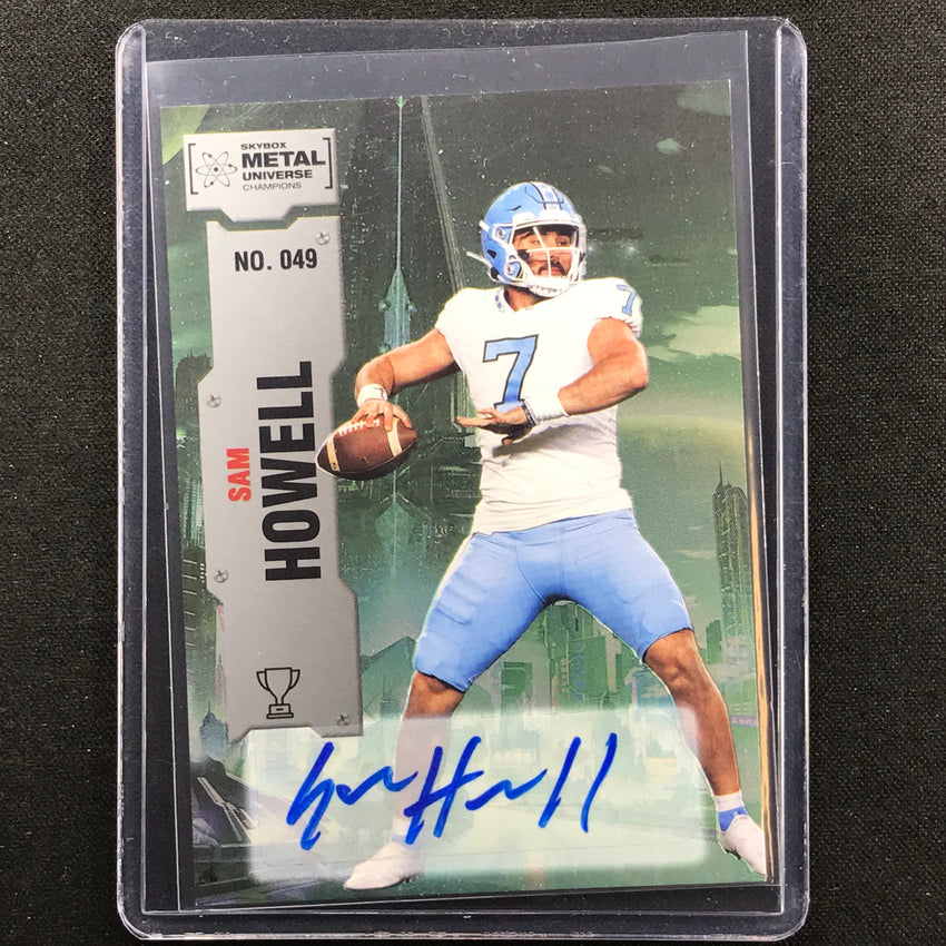 2022 Metal Universe Champions SAM HOWELL Base Auto Silver SP #49