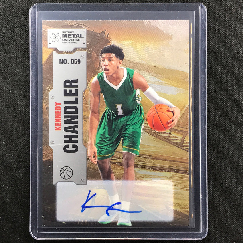 2022 Metal Universe Champions KENNEDY CHANDLER Base Auto Silver #59