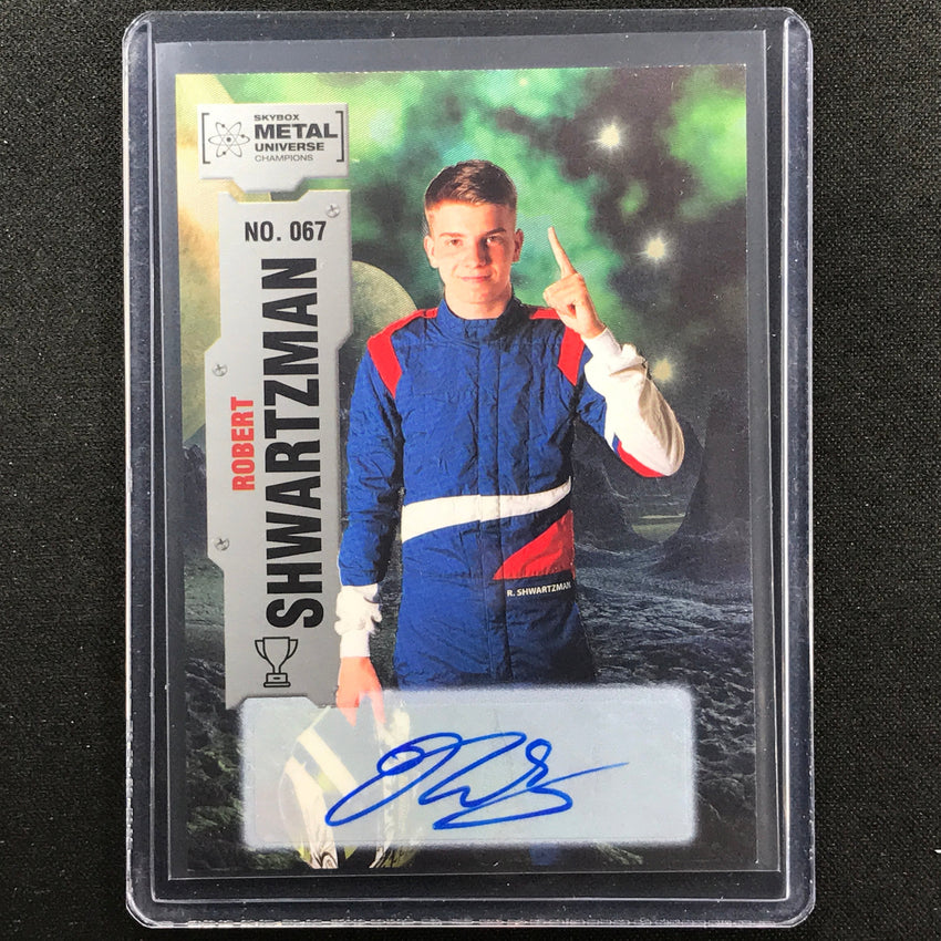 2022 Metal Universe Champions ROBERT SHWARTZMAN Base Auto Silver #67
