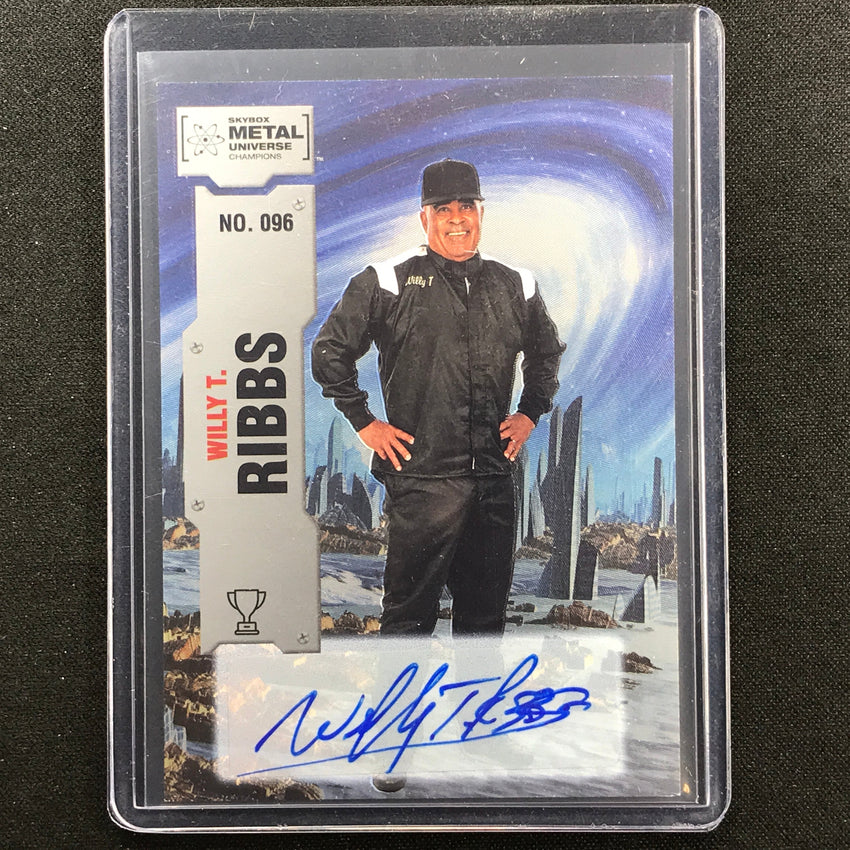 2022 Metal Universe Champions WILLY T. RIBBS Base Auto Silver #96