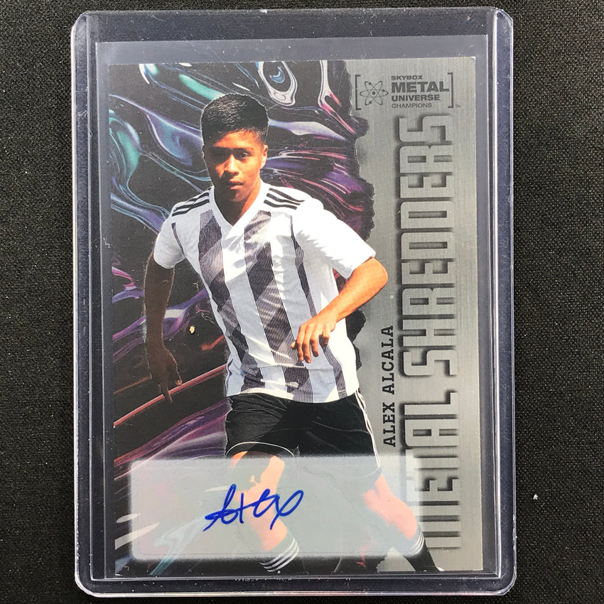 2022 Metal Universe Champions Alex Alcala Metal Shredders Auto Silver Sp No 113