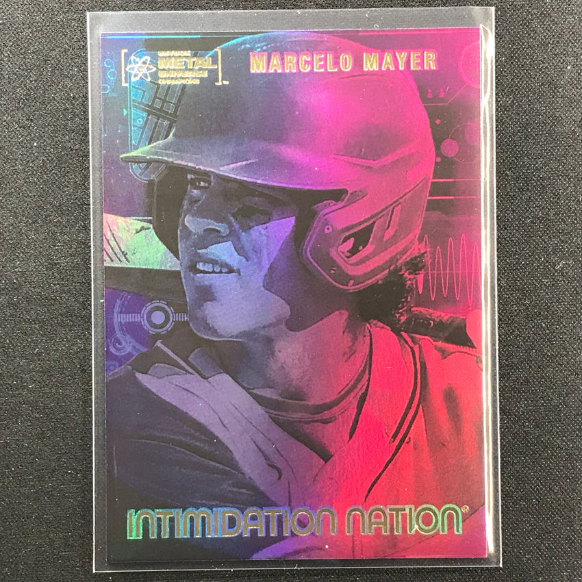 2022 Metal Universe Champions MARCELO MAYER Initimidation Nation Base #4