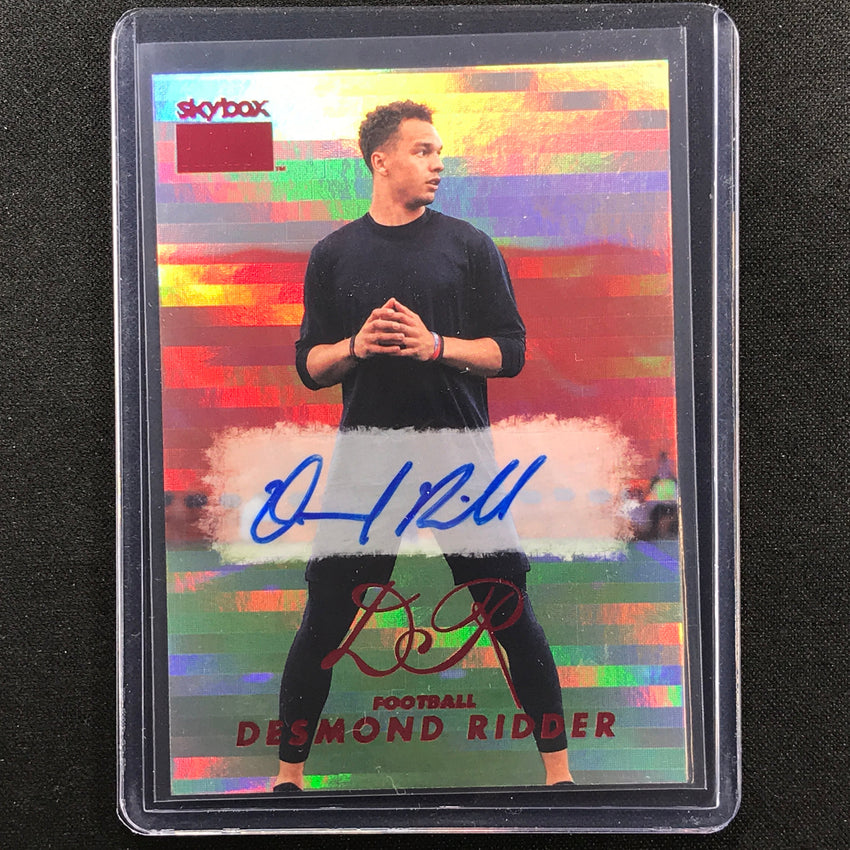 2022 Metal Universe Champions DESMOND RIDDER Skybox Premium 1998 Rubies Auto #16