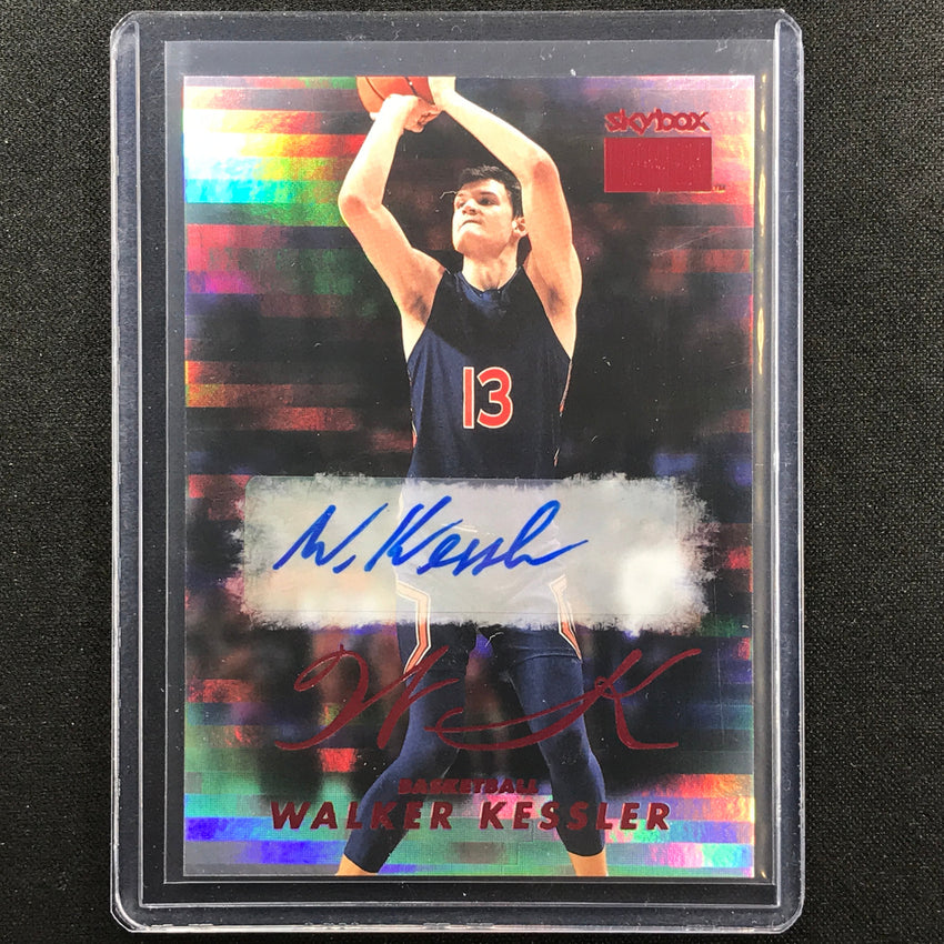 2022 Metal Universe Champions WALKER KESSLER Skybox Premium 1998 Rubies Auto #43