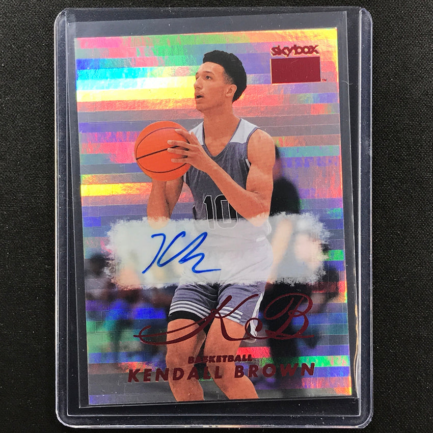 2022 Metal Universe Champions KENDALL BROWN Skybox Premium 1998 Rubies Auto #46