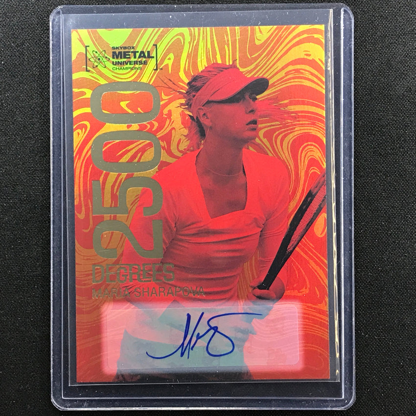2022 Metal Universe Champions MARIA SHARAPOVA 2500 Degrees Auto SSP #18