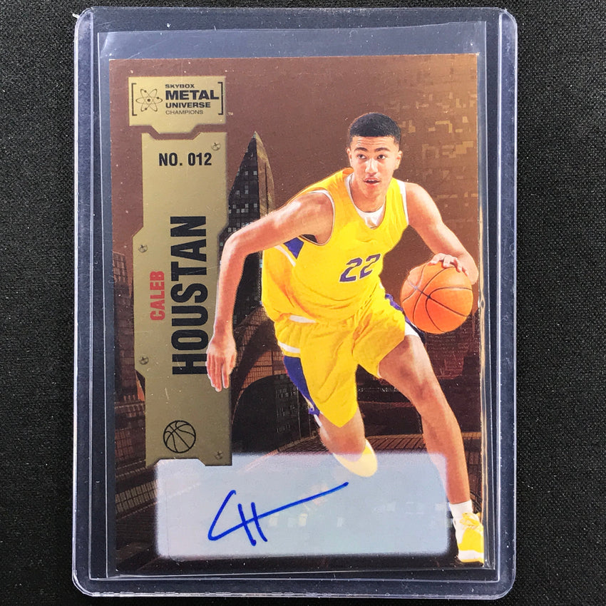 2022 Metal Universe Champions Caleb Houstan Base Auto Gold 21/25