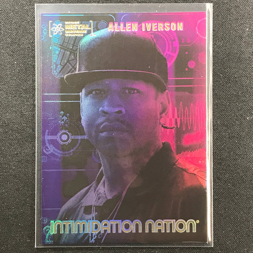 2022 Metal Universe Champions ALLEN IVERSON Initimidation Nation Base #5