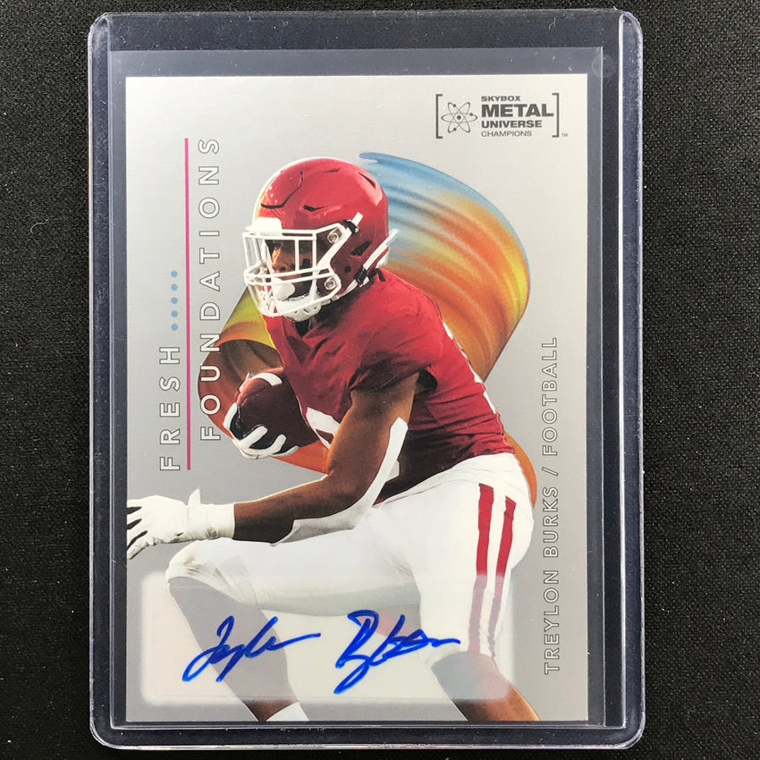 2022 Metal Universe Champions Treylon Burks Fresh Foundations Auto 173/199