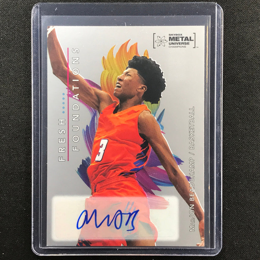 2022 Metal Universe Champions Marjon Beauchamp Fresh Foundations Auto 46/125