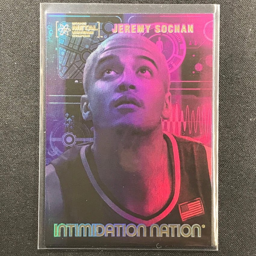 2022 Metal Universe Champions JEREMY SOCHAN Initimidation Nation Base #6