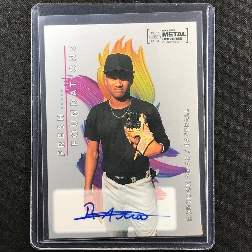 2022 Metal Universe Champions Roderick Arias Fresh Foundations Auto 197/125