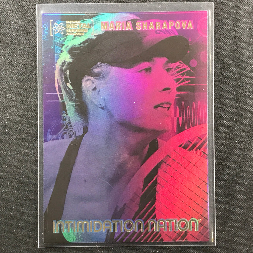 2022 Metal Universe Champions MARIA SHARAPOVA Initimidation Nation Base #12