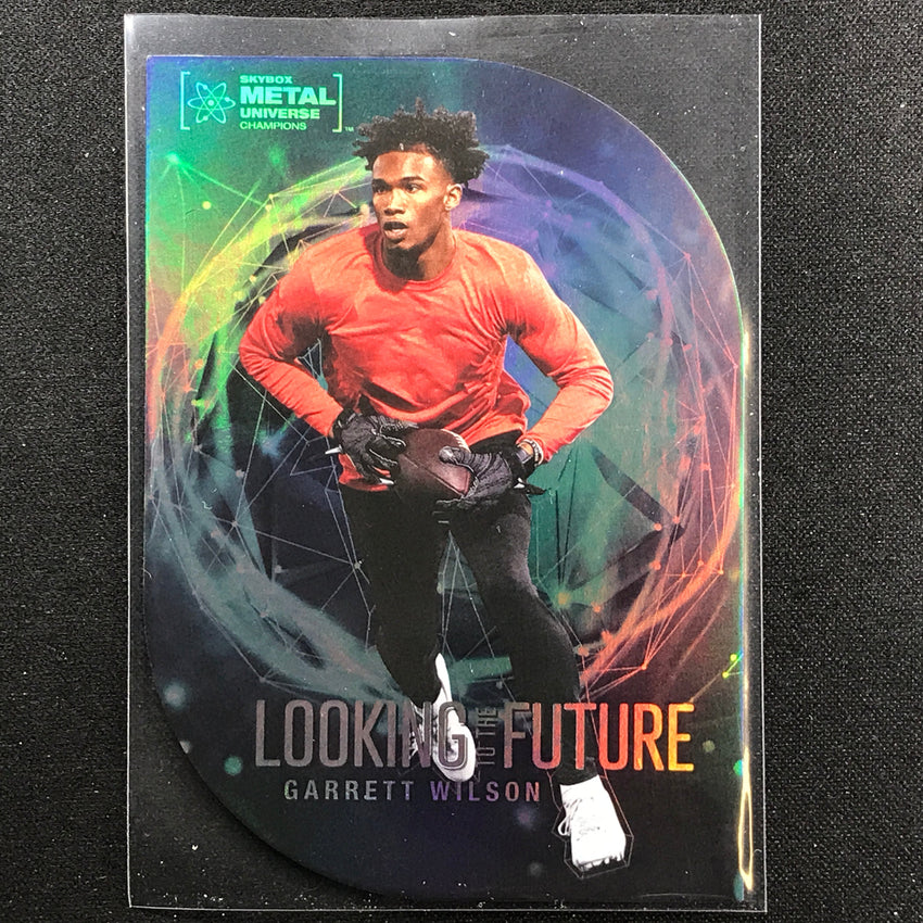2022 Metal Universe Champions GARRETT WILSON Looking to the Future Die-Cut #2