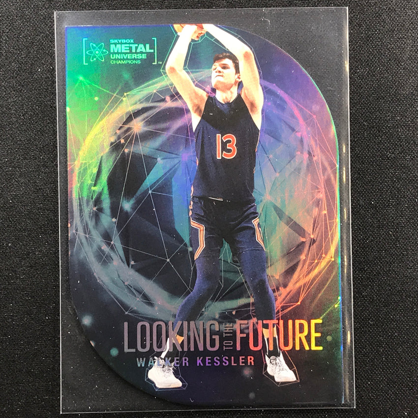 2022 Metal Universe Champions WALKER KESSLER Looking to the Future Die-Cut #6