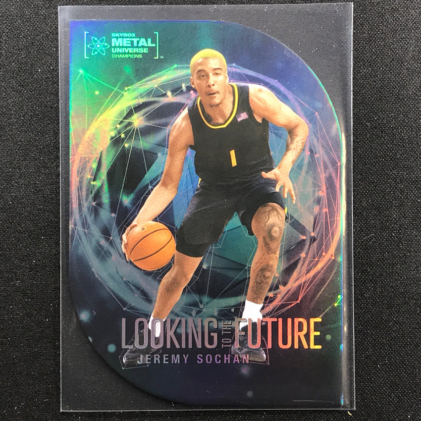 2022 Metal Universe Champions JEREMY SOCHAN Looking to the Future Die-Cut #12