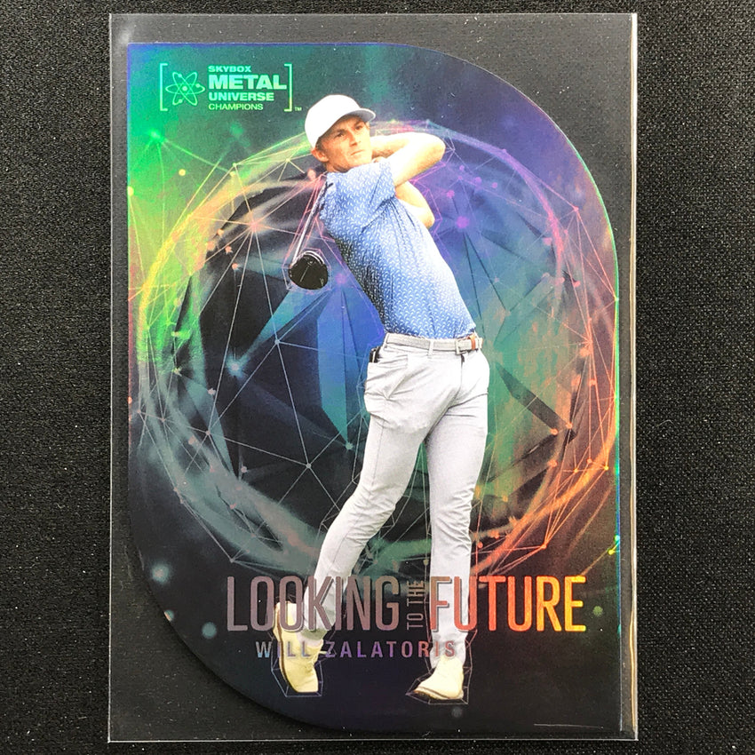 2022 Metal Universe Champions WILL ZALATORIS Looking to the Future Die-Cut #14