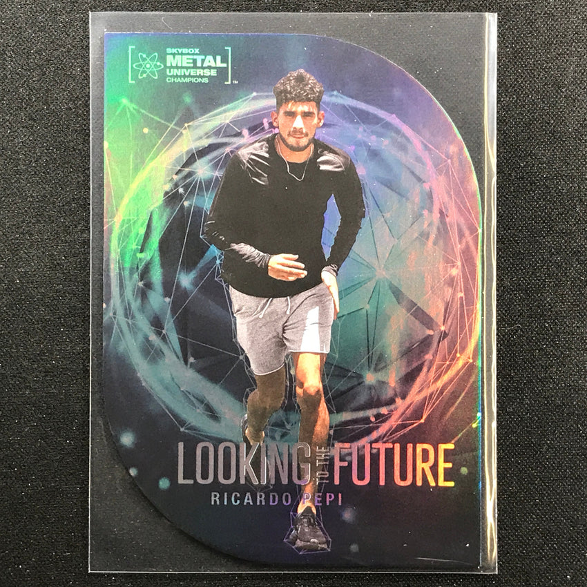 2022 Metal Universe Champions Ricardo Pepi Looking To The Future Die-cut No 15