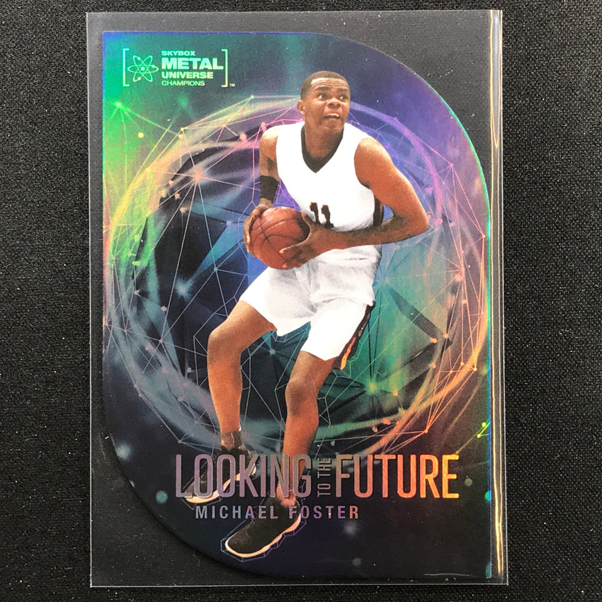 2022 Metal Universe Champions MICHAEL FOSTER Looking to the Future Die-Cut #17