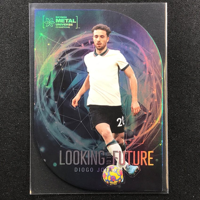 2022 Metal Universe Champions DIOGO JOTA Looking to the Future Die-Cut Base #19