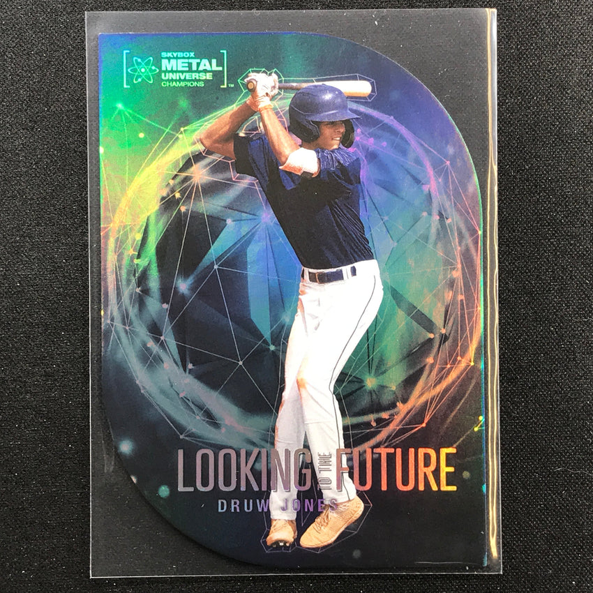 2022 Metal Universe Champions DRUW JONES Looking to the Future Die-Cut Base #24