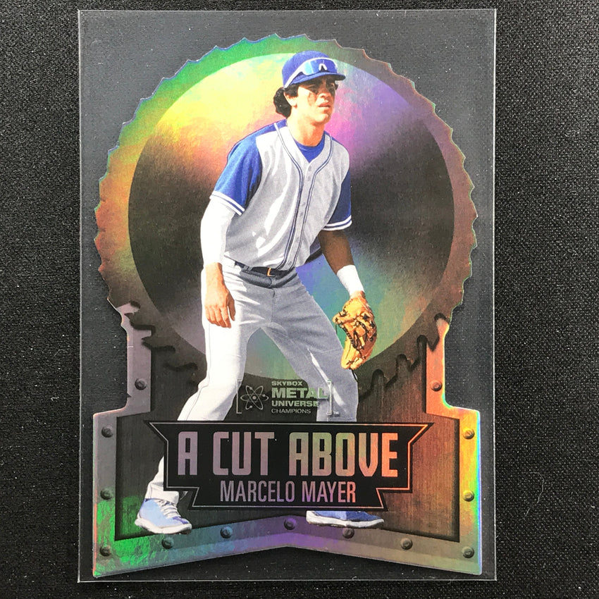 2022 Metal Universe Champions MARCELO MAYER A Cut Above Die-Cut Base #4