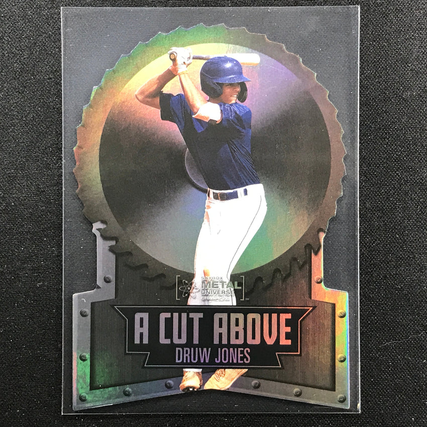 2022 Metal Universe Champions DRUW JONES A Cut Above Die-Cut Base #6