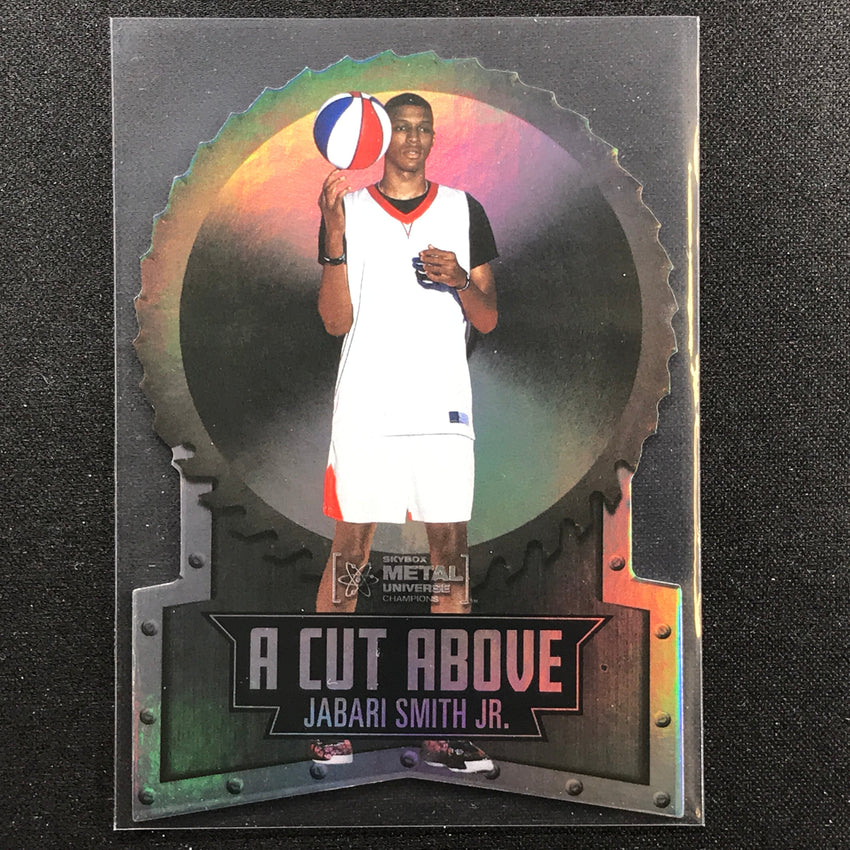 2022 Metal Universe Champions JABARI SMITH JR. A Cut Above Die-Cut Base #15