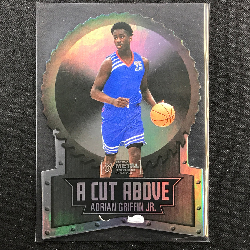 2022 Metal Universe Champions ADRIAN GRIFFIN JR. A Cut Above Die-Cut Base #18