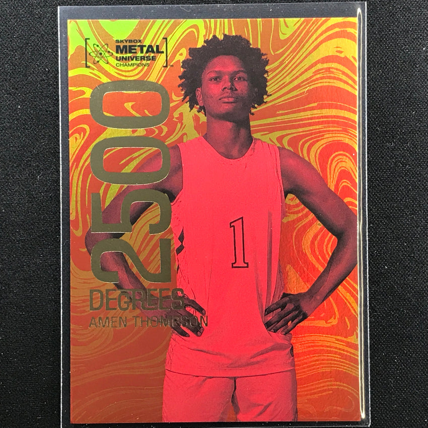 2022 Metal Universe Champions AMEN THOMPSON 2500 Degrees Base #3