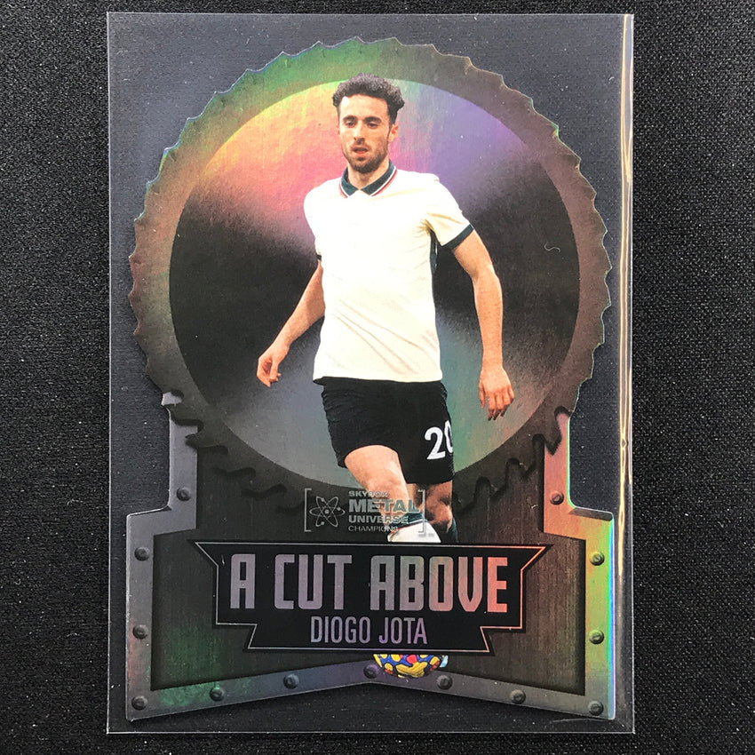 2022 Metal Universe Champions DIOGO JOTA A Cut Above Die-Cut Base #19