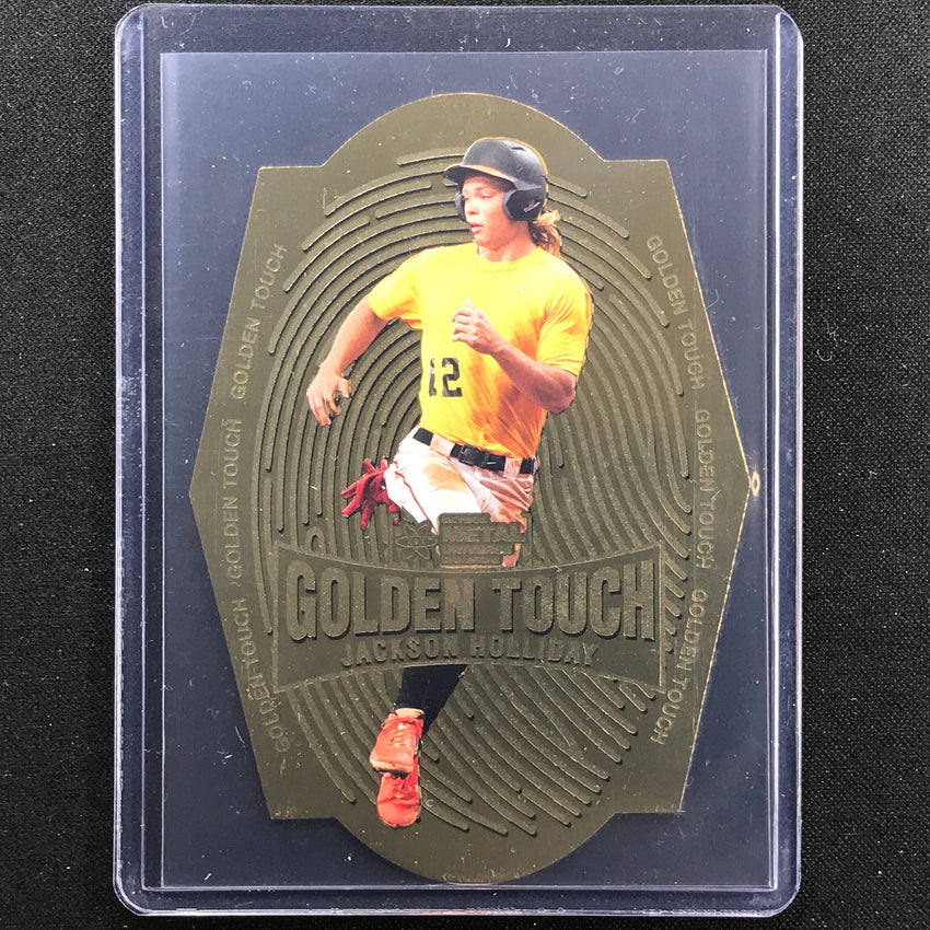 2022 Metal Universe Champions Jackson Holliday Golden Touch Die-cut Sp No 20