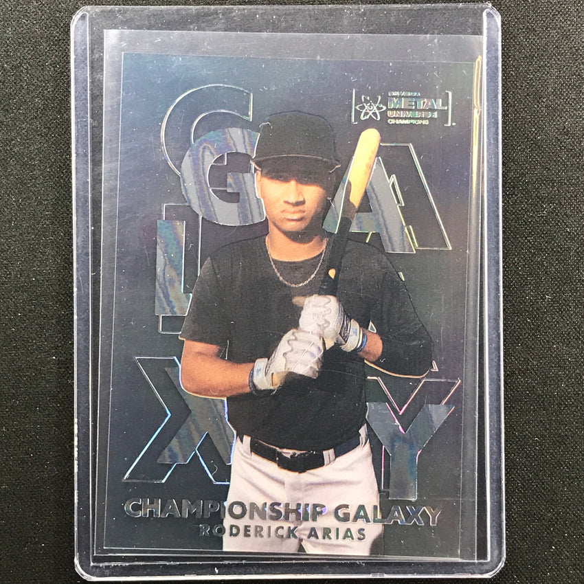 2022 Metal Universe Champions RODERICK ARIAS Championship Galaxy Acetate SSP #16
