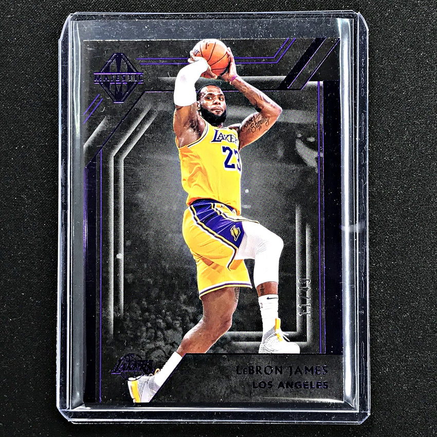 2019-20 Chronicles Majestic LEBRON JAMES Purple 11/49-Cherry Collectables