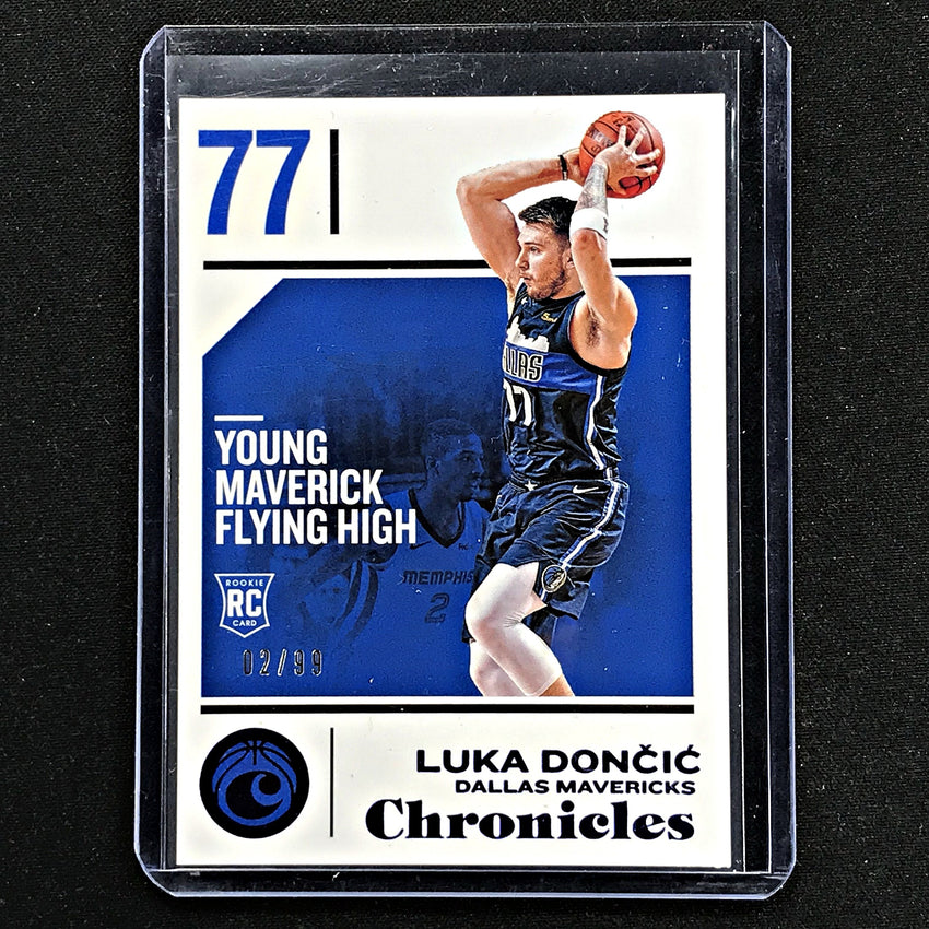 2018-19 Chronicles LUKA DONCIC Rookie Blue 2/99-Cherry Collectables