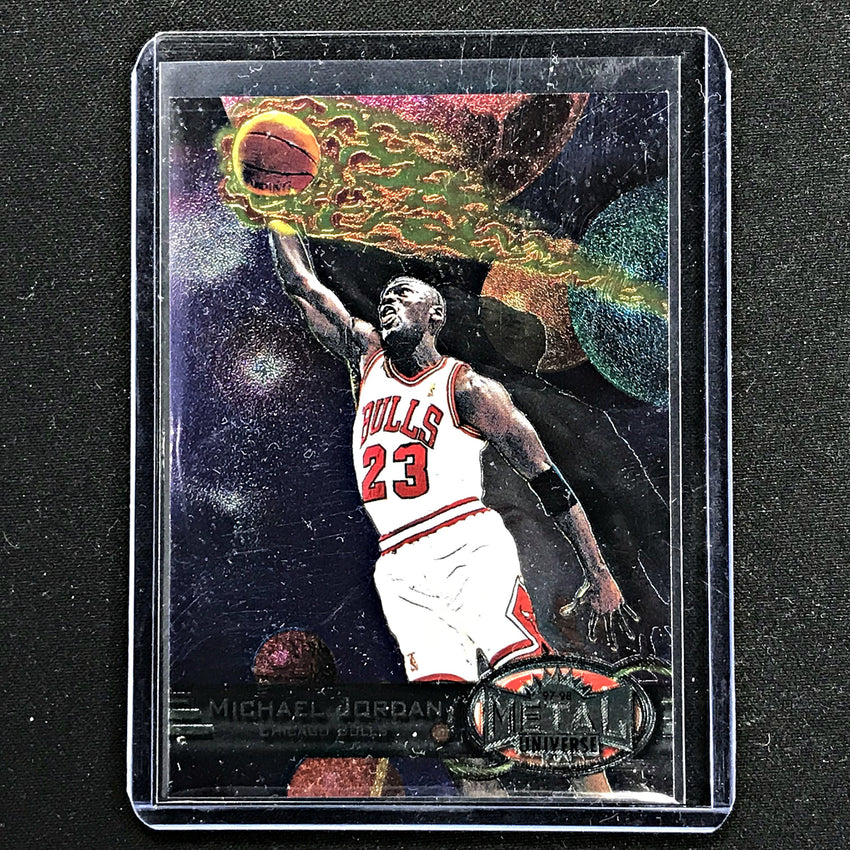 1997-98 Metal Universe MICHAEL JORDAN #23 (G)-Cherry Collectables