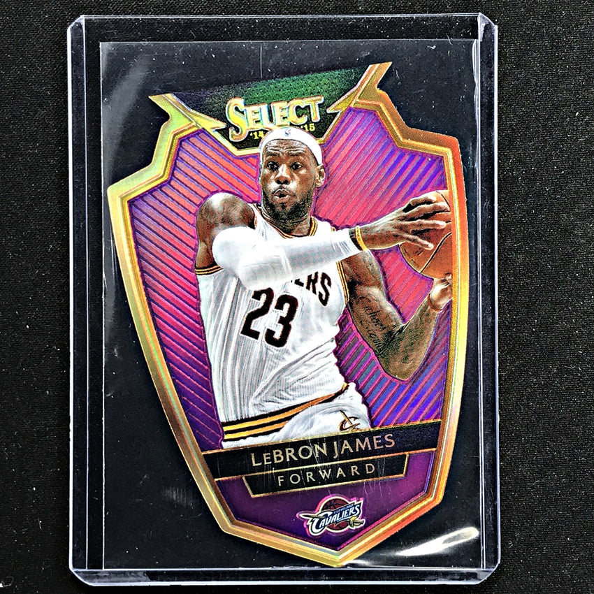 2014-15 Select LEBRON JAMES Purple Die Cut 4/99-Cherry Collectables